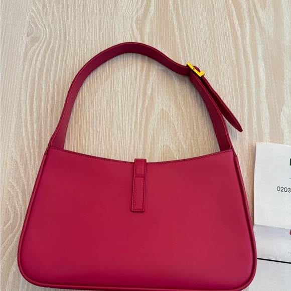 Saint Laurent YSL Le 5 A 7 Leather Bag Bubblegum - Picture 6 of 10